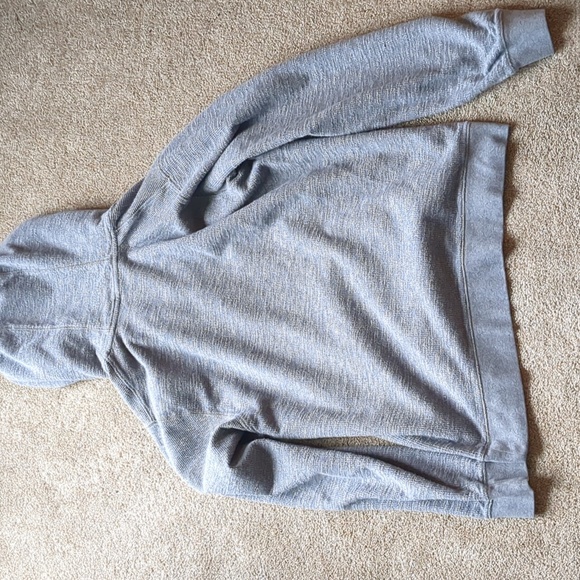 LL Bean waffle hoodie with buttons - Picture 3 of 3